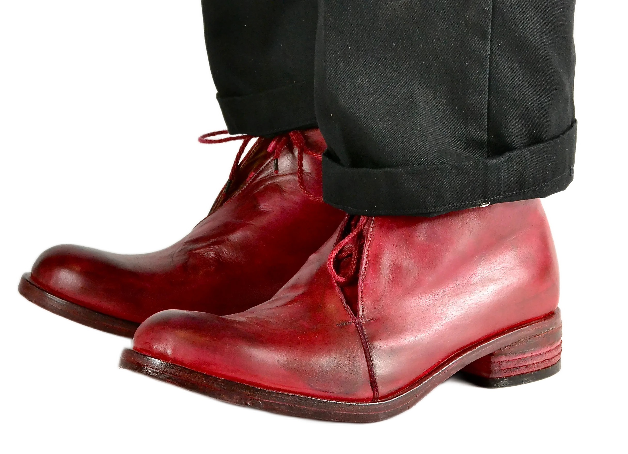 Winter Slip On Boots boot blind lace | pomegranate | Calf