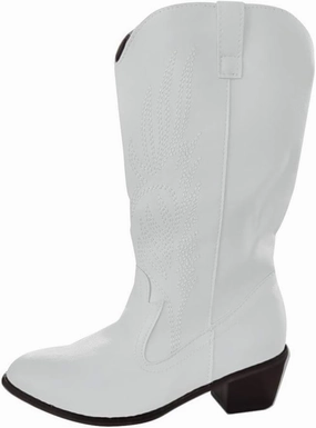 Boots For Women Casual Embroidery Cowboy Boots Pointed Thigh High Boots Low Block Heel Knee High Boots Combat Boots Camo