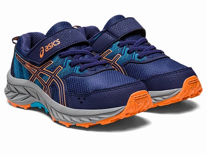 Asics Kids Gel Venture 9 PS - Indigo Blue/Sun Peach Asic Running Shoes Canada