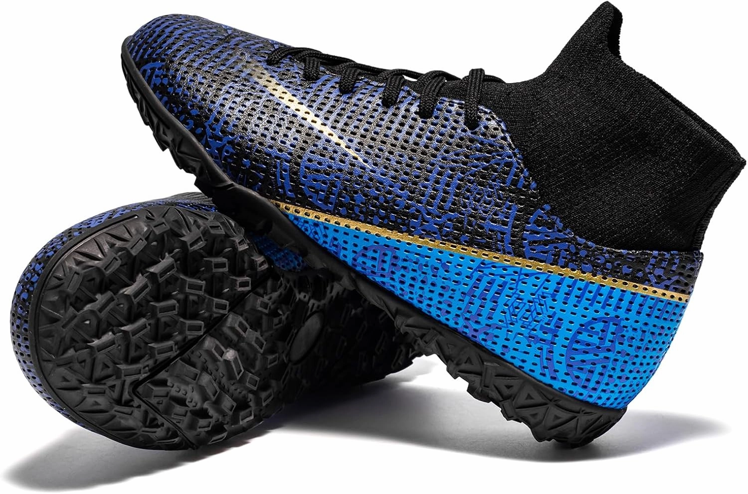 Boys Girls Indoor Turf Soccer Shoes Slip on Soccer Cleats Copa Firm Ground Soccer Cleats