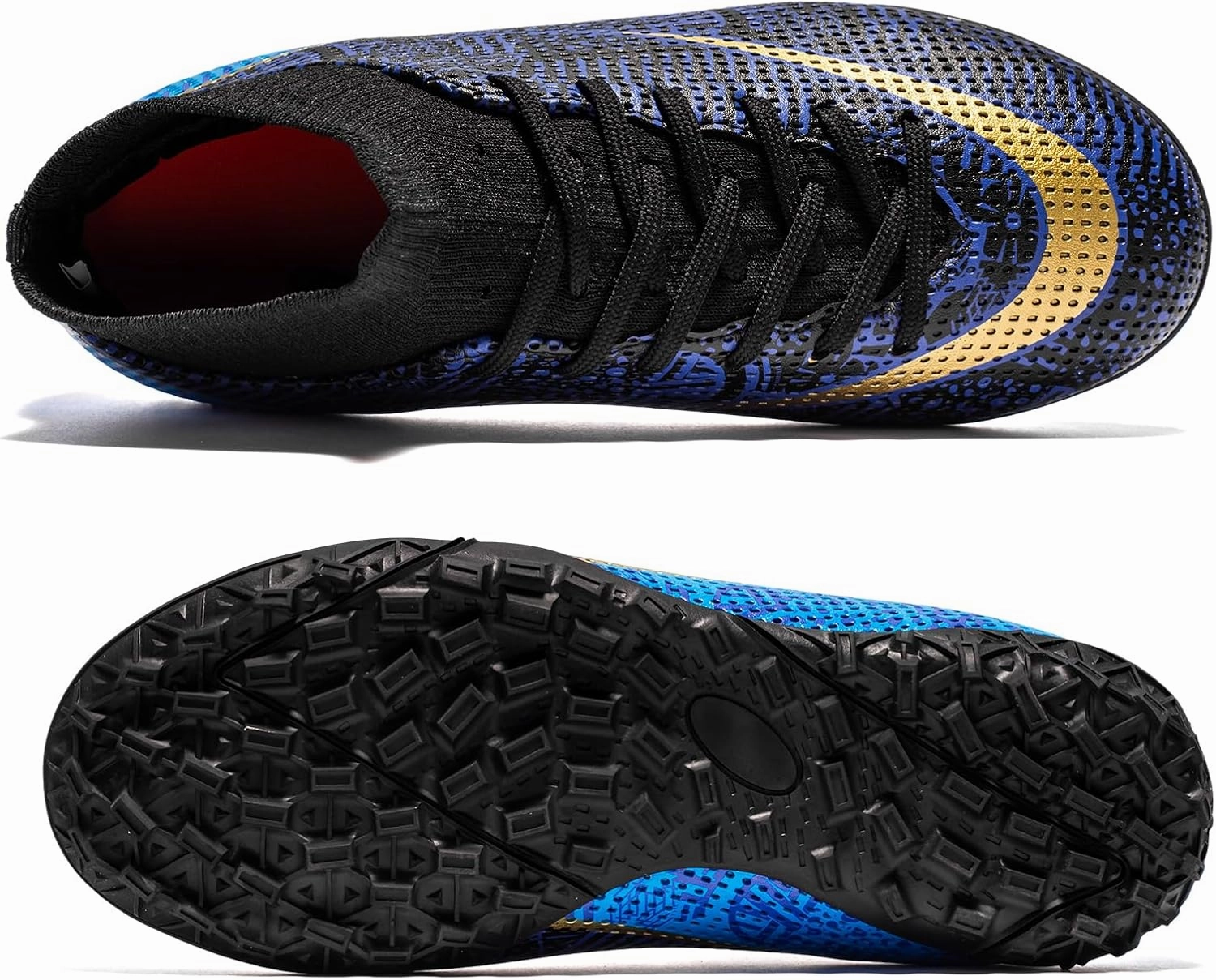 Viper Cleats Soccer Boys Girls Indoor Turf Soccer Shoes Slip on Soccer Cleats