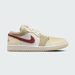Air Jordan 1 Low Beige Leather Women's Trainers HV6530 100 Most Selling Nike Shoes