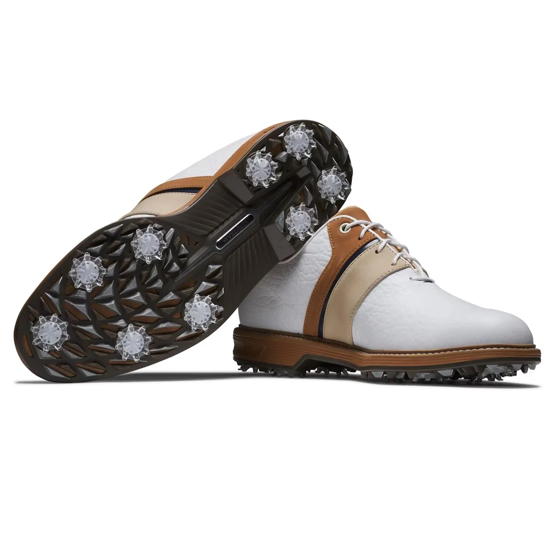 Premiere Series Packard LX Golf Shoes White/Blue/Brown Golf Shoe Sales