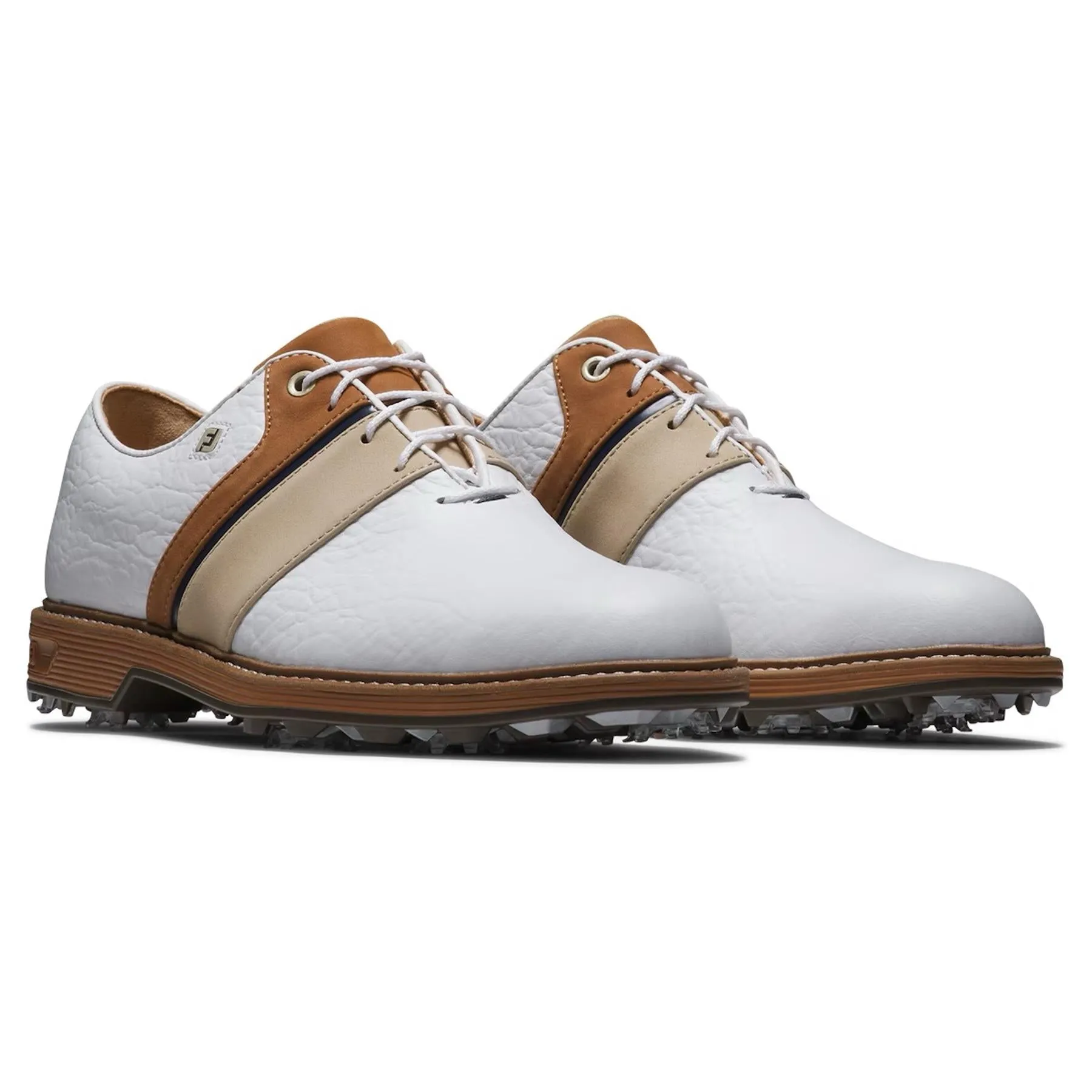 Premiere Series Packard LX Golf Shoes White/Blue/Brown Pegasus Golf