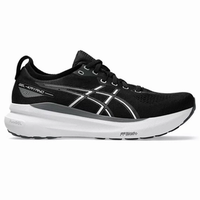 Men's Asics Gel-Kayano 31, Black/White, 10.5 4E Extra Wide Asics Running Shoes Size 3