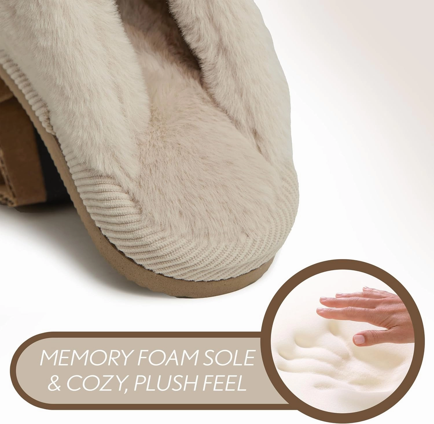 Funky Junque Cozy Plush Women's Memory Foam Slippers - Mother's Day Gift - Indoor/Outdoor Slip-Ons Tennis Slip On