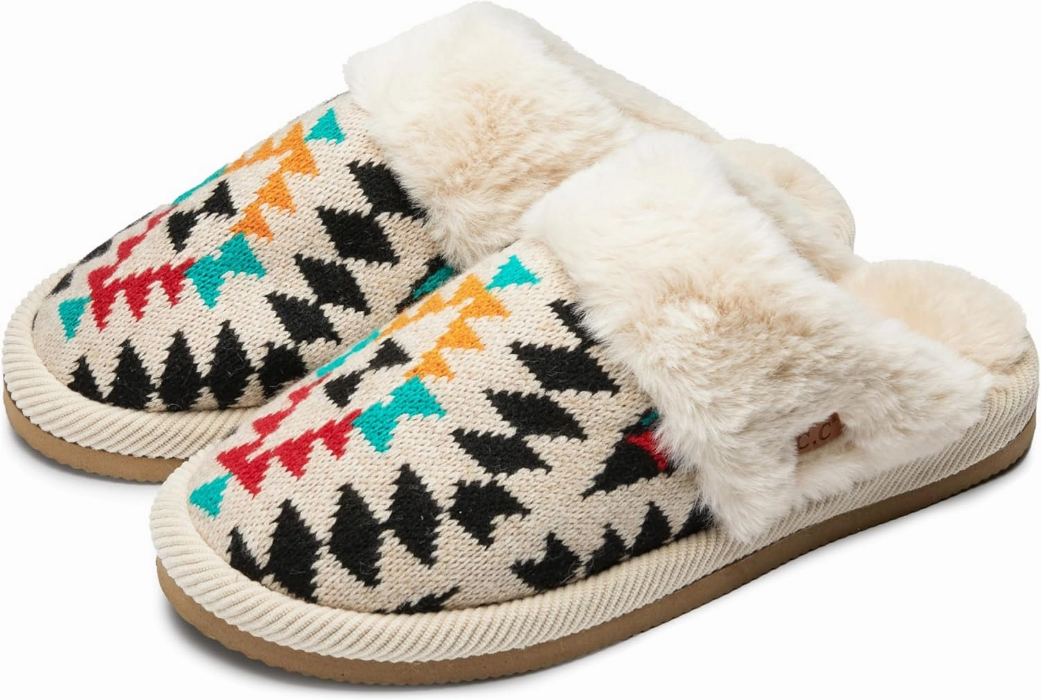 Cool Slip On Shoes Funky Junque Cozy Plush Women's Memory Foam Slippers - Mother's Day Gift - Indoor/Outdoor Slip-Ons