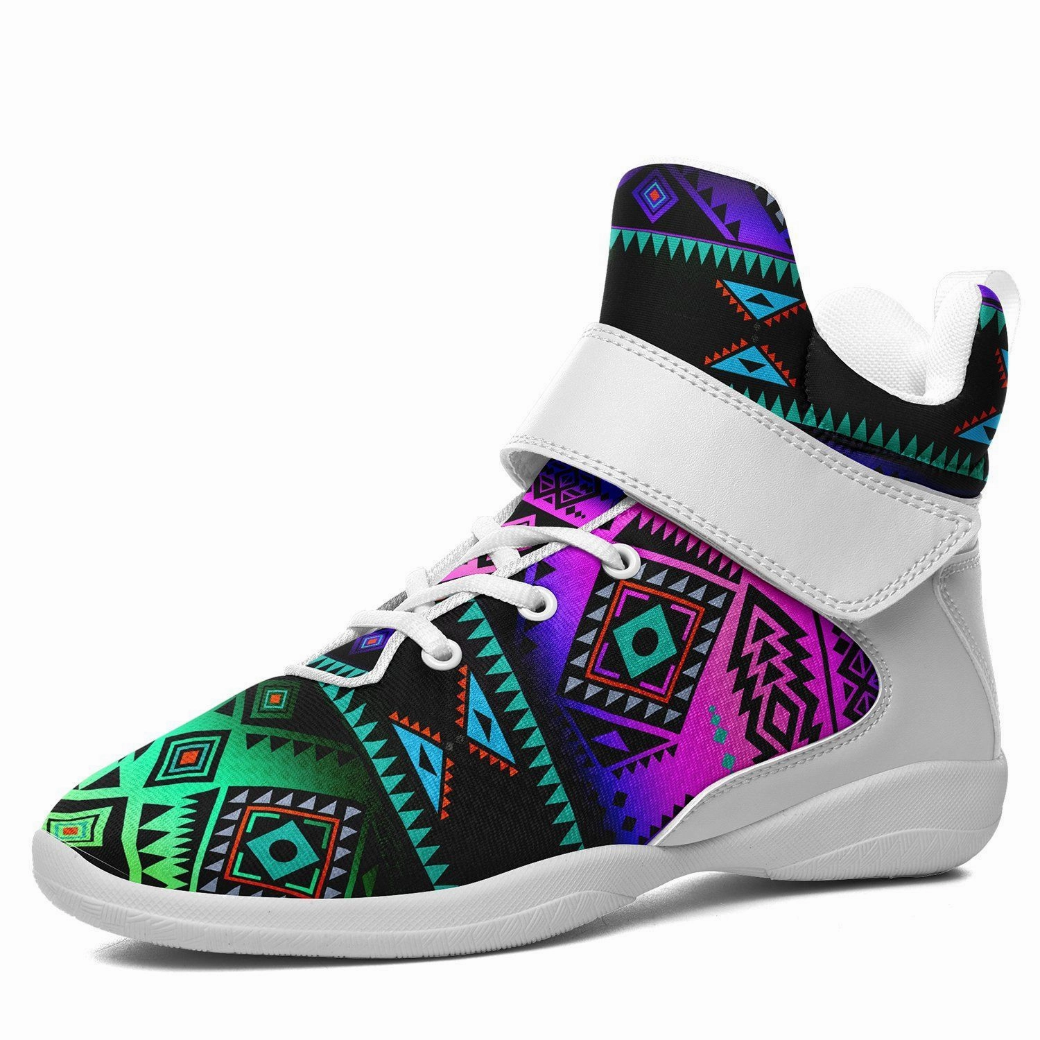 Newest Basketball Shoes California Coast Sunrise Kid's Ipottaa Basketball / Sport High Top Shoes