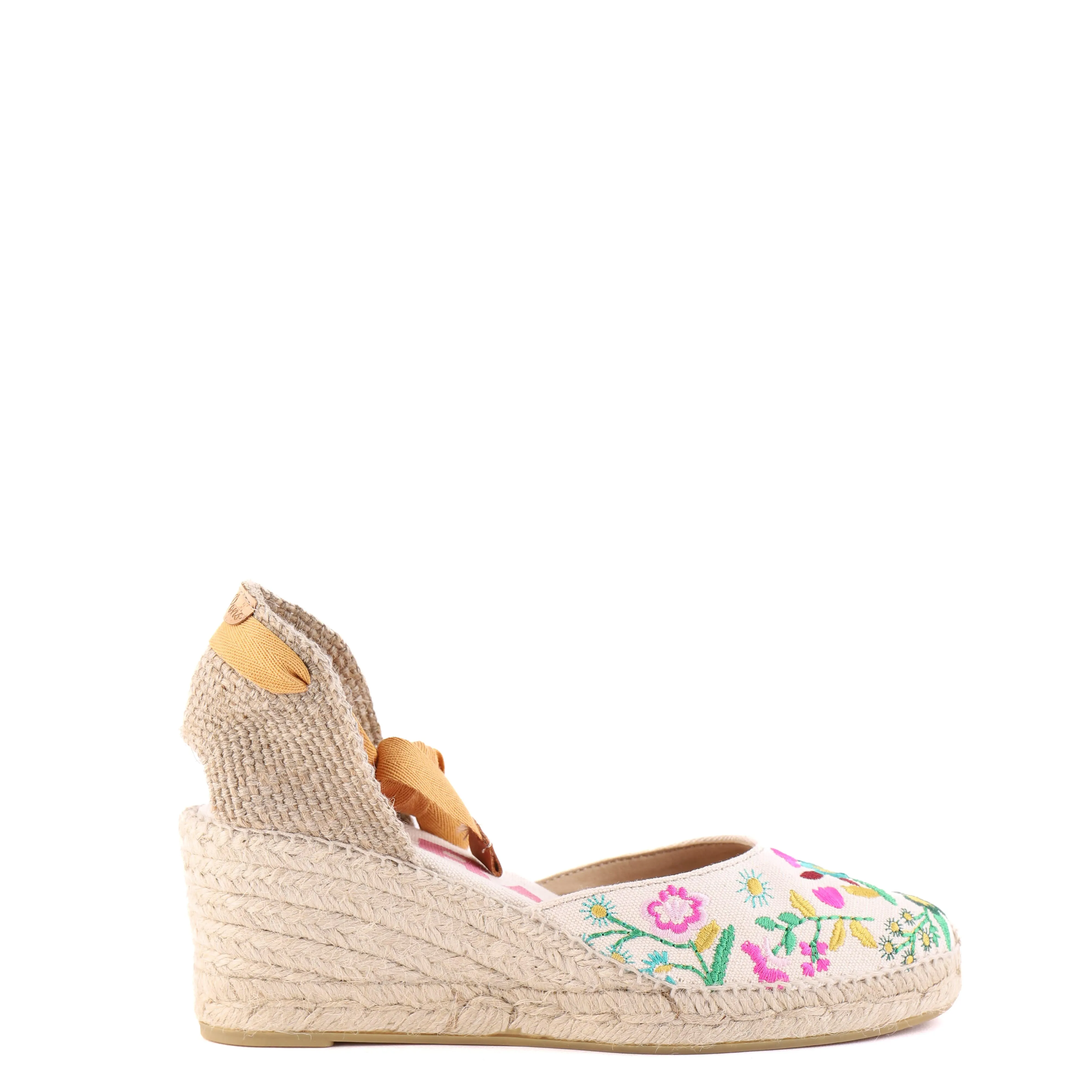 CASTELL Floral Print Espadrilles