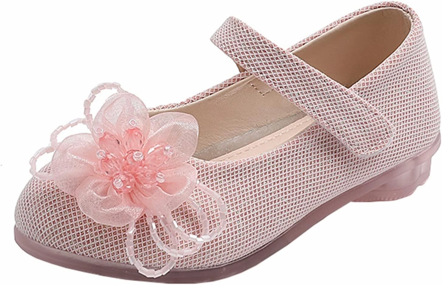 Ag Soccer Cleats Cat Slippers for Girls Girls Sandals Children Shoes Pearl Flower Princess Shoes Dance Soccer Slides for Girls