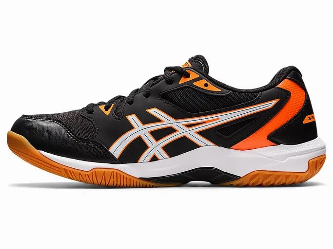 Asics Softest Shoe Asics Mens Gel Rocket 10 - Black/Shocking Orange