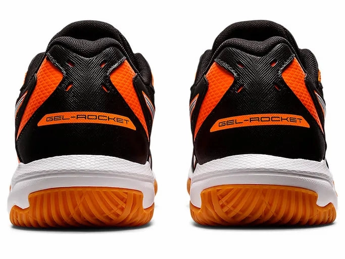 Ichigo Shoes Asics Asics Mens Gel Rocket 10 - Black/Shocking Orange