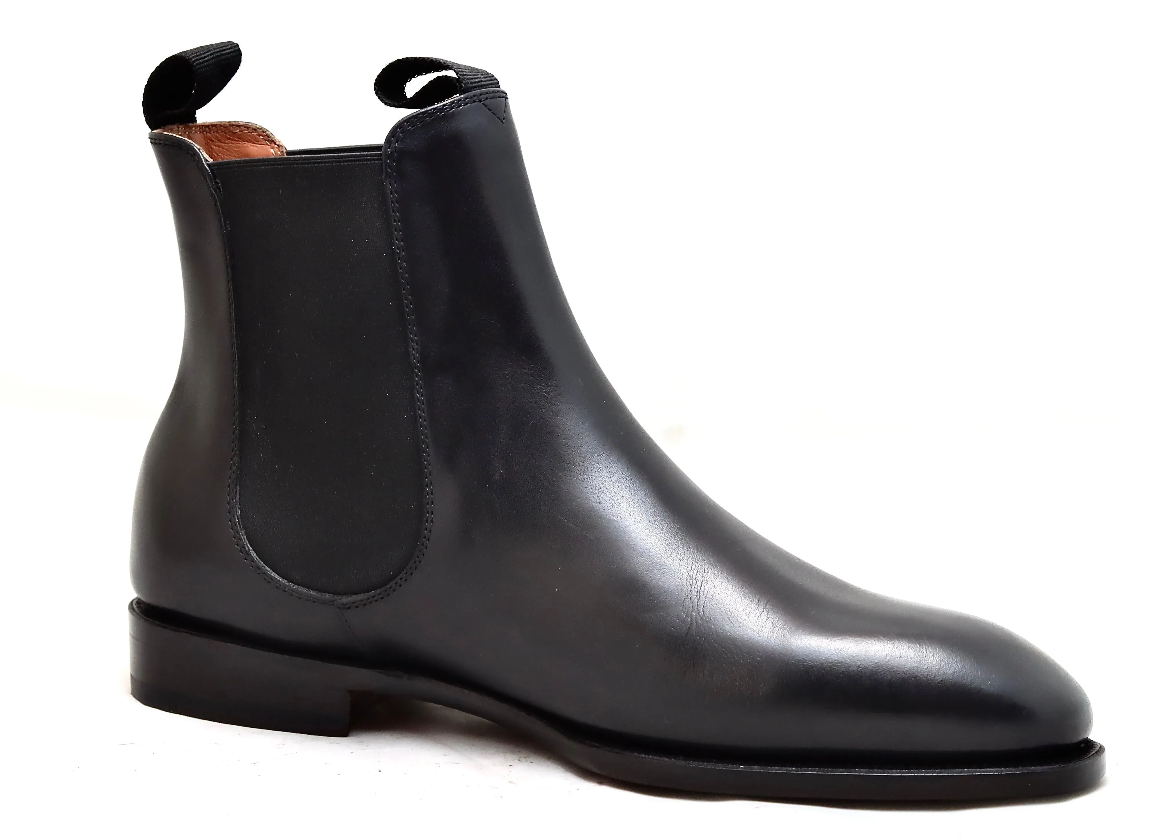 World's Largest Cowboy Boots Chelsea  Boot  | black | calf