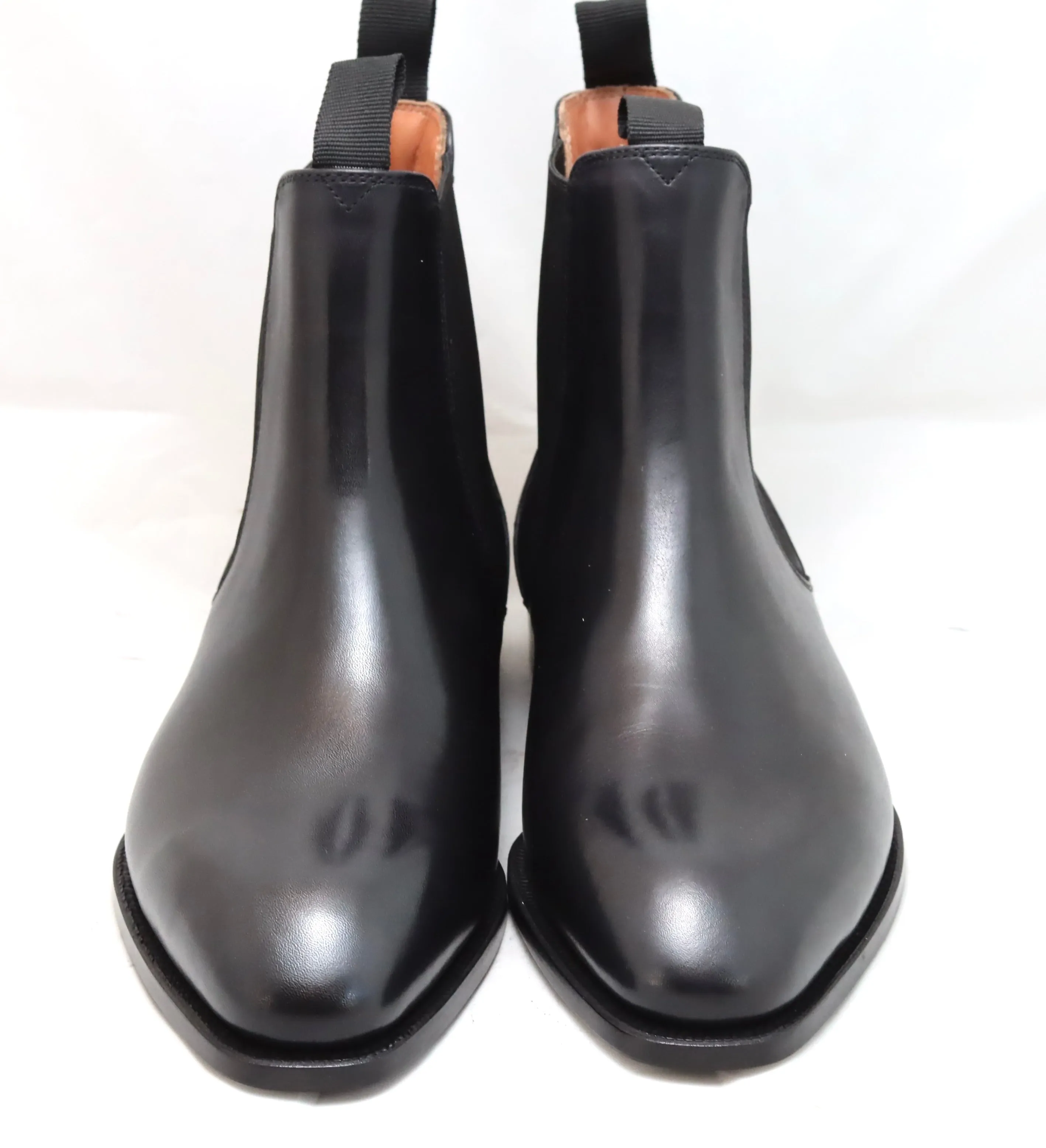 Camel Knee High Boots Chelsea  Boot  | black | calf