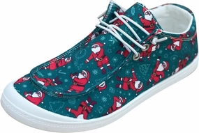 Christmas Shoes for Women Canvas Lace Up Flats Shoes Women Dressy Comfortable Sneaker Slip On Loafers Women Shoes Volleyball Shoes 11