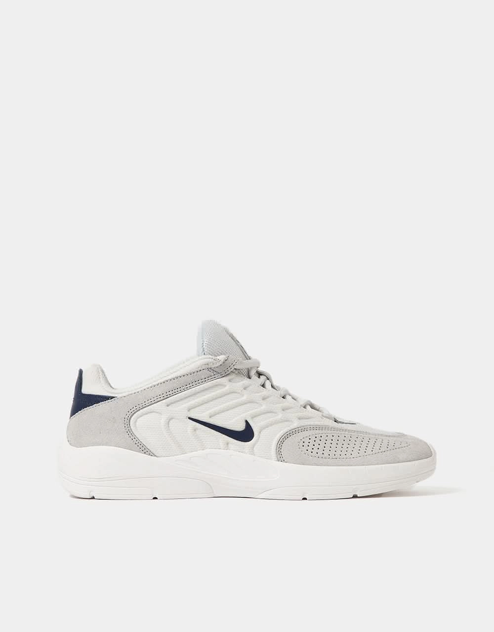 Nike SB Vertebrae Skate Shoes - Platinum Tint/Midnight Navy-Wolf Grey Nike Dad Shoes