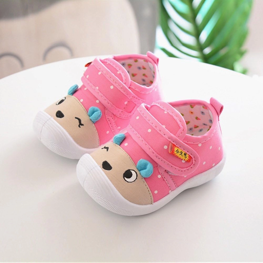 18-24 Month Toddler Shoes - Boys & Girls Cartoon Squeaky Sole Anti-Slip Infant Kids Shoes Soccer Cleat Voucher