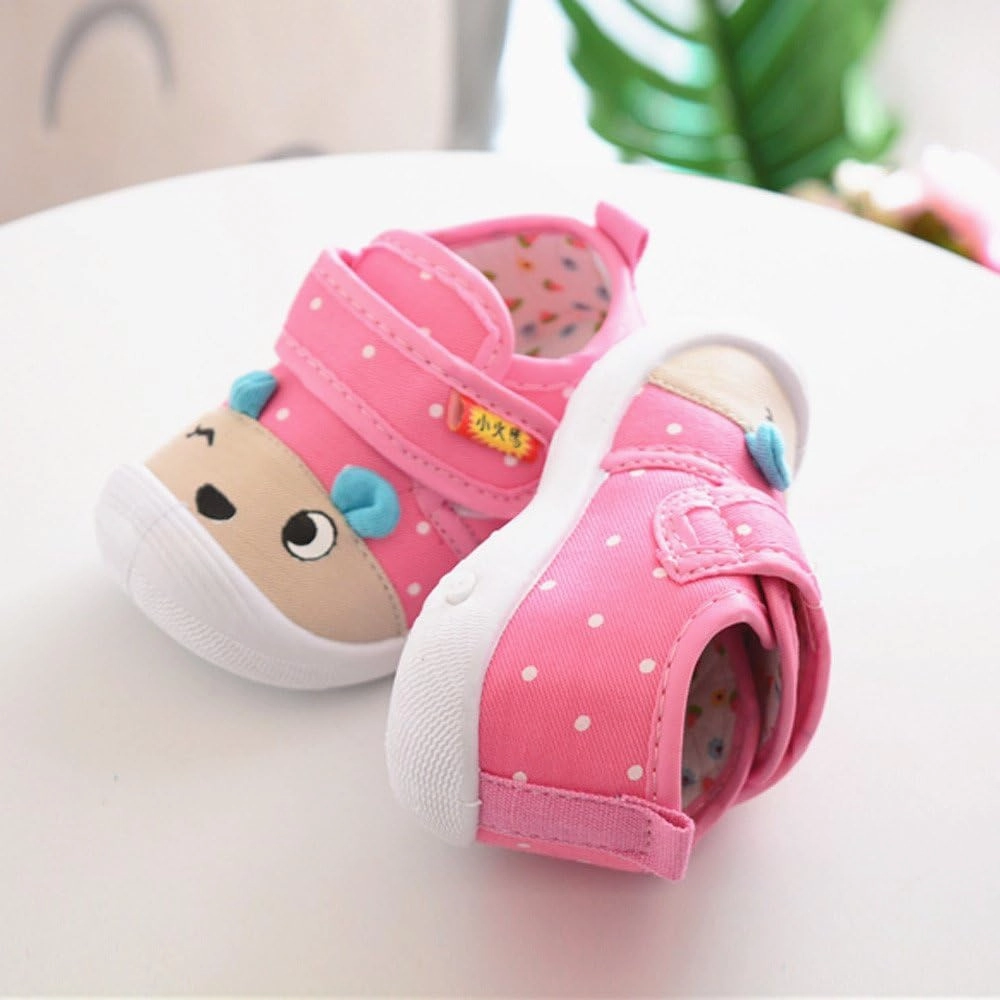 18-24 Month Toddler Shoes - Boys & Girls Cartoon Squeaky Sole Anti-Slip Infant Kids Shoes Wave Soccer Cleats