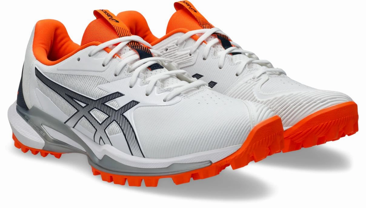 Asics Shoes Quantum Asics Mens Field Speed FF 2 Hockey Shoe - White/Midnight