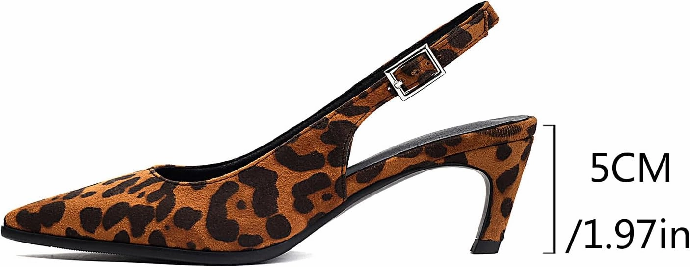 Best Tennis Shoes For Walking With Flat Feet SACFOF Kitten Heels for Women Slingback Pointed Toe Heels Pumps Buckle Strap Stiletto Heeled Sandals Party Wedding Dress Pumps
