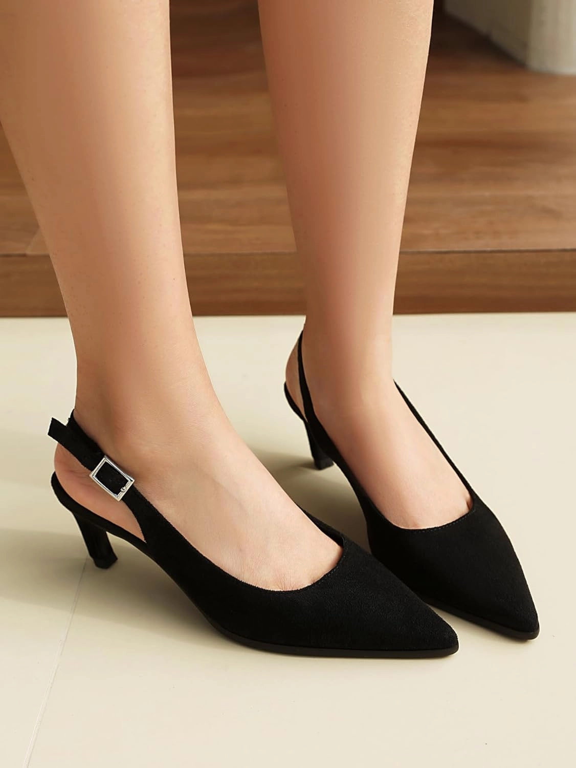 Blowfish Tennis Shoes SACFOF Kitten Heels for Women Slingback Pointed Toe Heels Pumps Buckle Strap Stiletto Heeled Sandals Party Wedding Dress Pumps