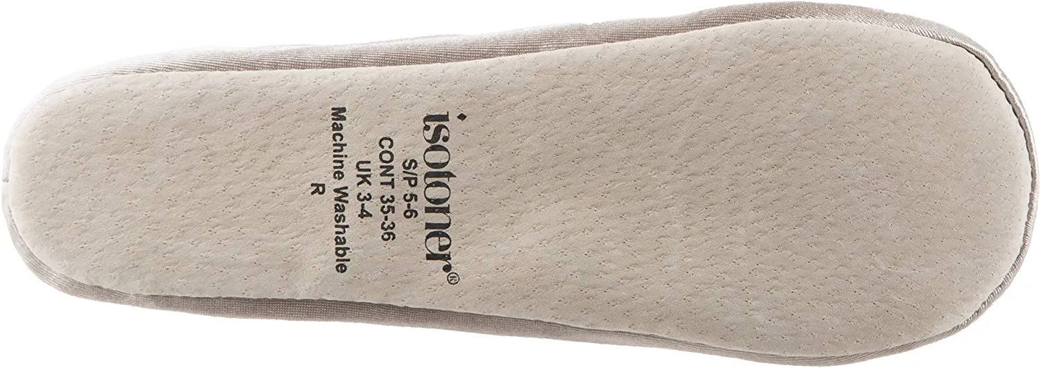 Cargo Work Boots Isotoner Women's Classic Satin Ballerina Slipper