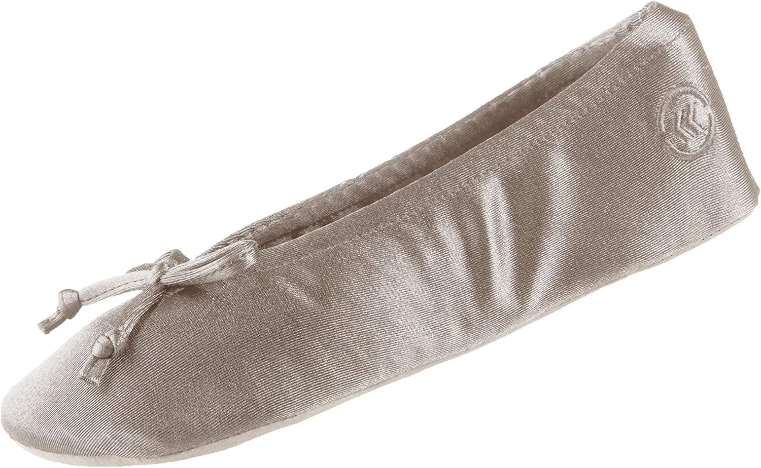Isotoner Women's Classic Satin Ballerina Slipper Work Boot Store Near Me