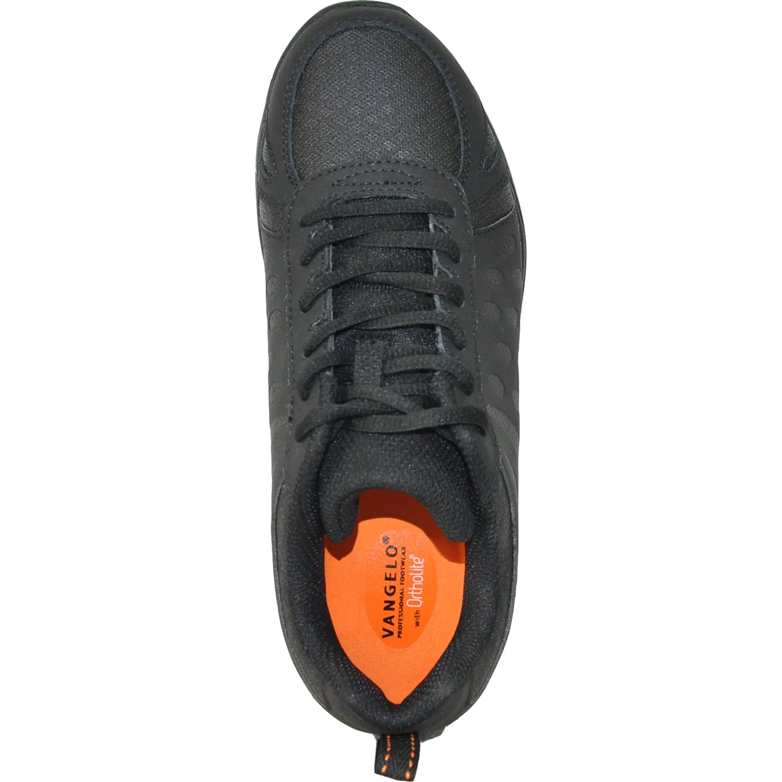 Comfortable Work Boots For Standing All Day VANGELO Women Slip Resistant Shoe AVA-4 Black