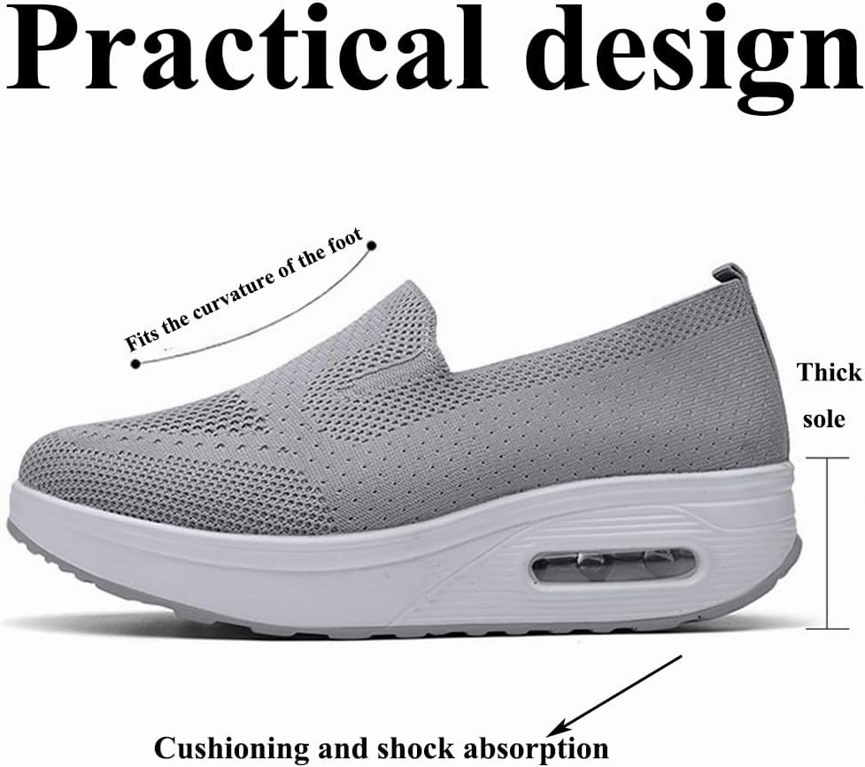 Vogany Orthopedic Sneakers Women, Breathable Cushion Hands Free Slip On Shoes, Walking Athletic Training Sneakers Adidas Gsg-9.2 Training Shoe