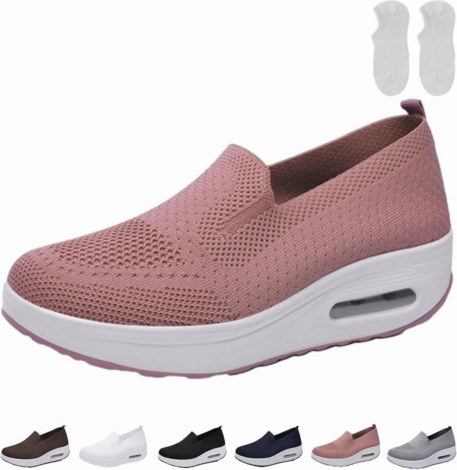 Best Shoes For Army Basic Training Vogany Orthopedic Sneakers Women, Breathable Cushion Hands Free Slip On Shoes, Walking Athletic Training Sneakers