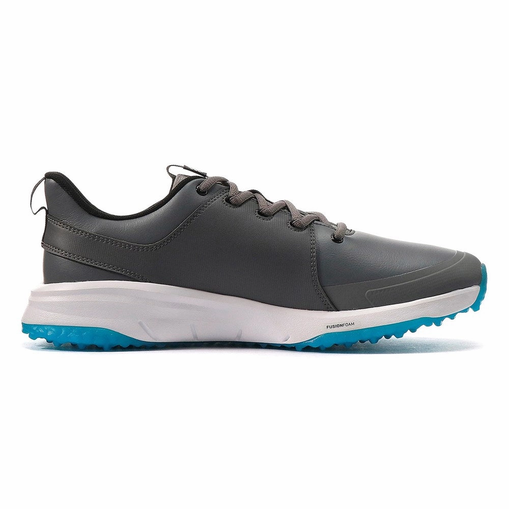 Puma Hc Lux Golf Shoes Puma Grip Fusion Pro 3.0 Golf Shoes - Quiet Shade/Puma Silver/Ibiza Blue