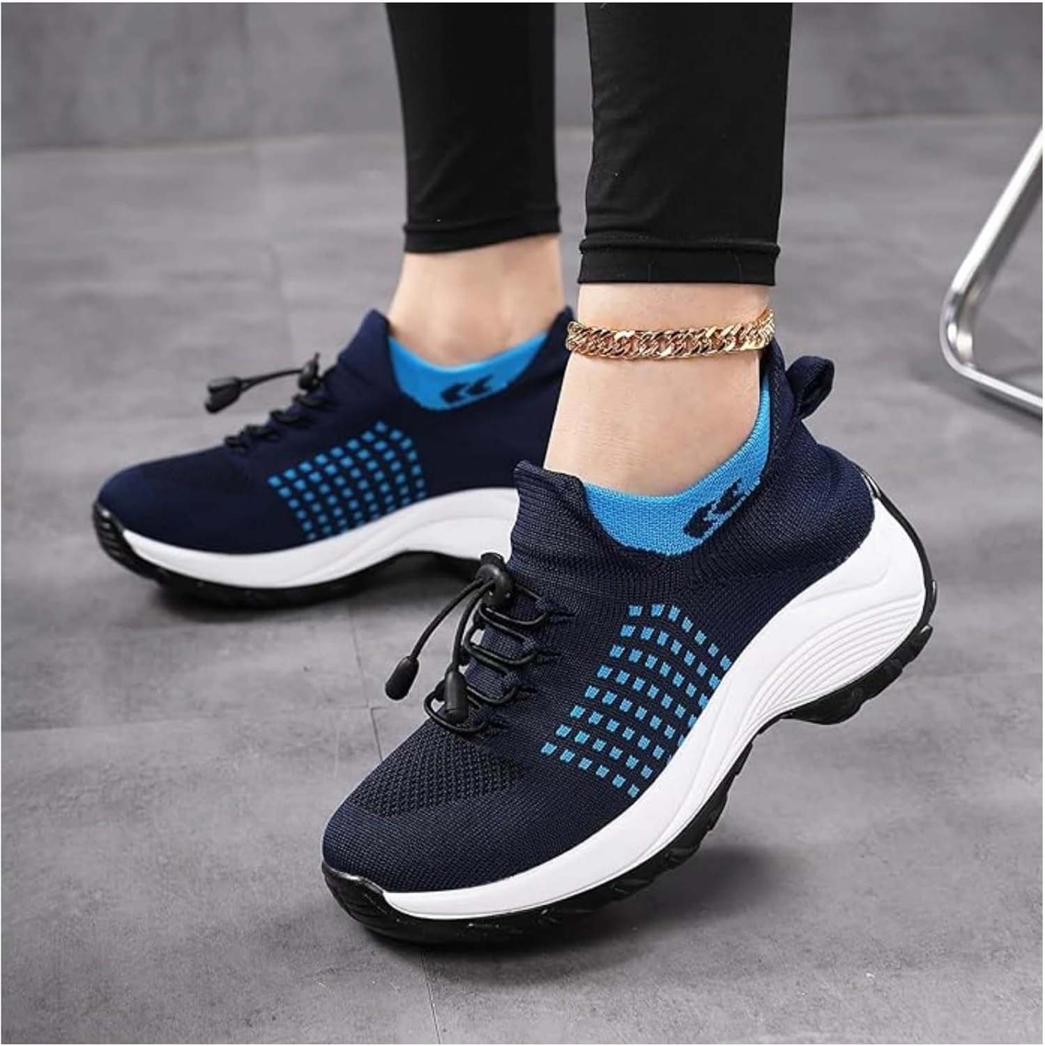 Bebe Tennis Shoes Comfort Wear Orthowear Shoes for Women,Orthopedic Walking Sock Sneakers Breathable Comfortable Plantar Fasciitis Mesh Non Slip-On Air Cushion Running Sneakers Comfort Athletic Shoe
