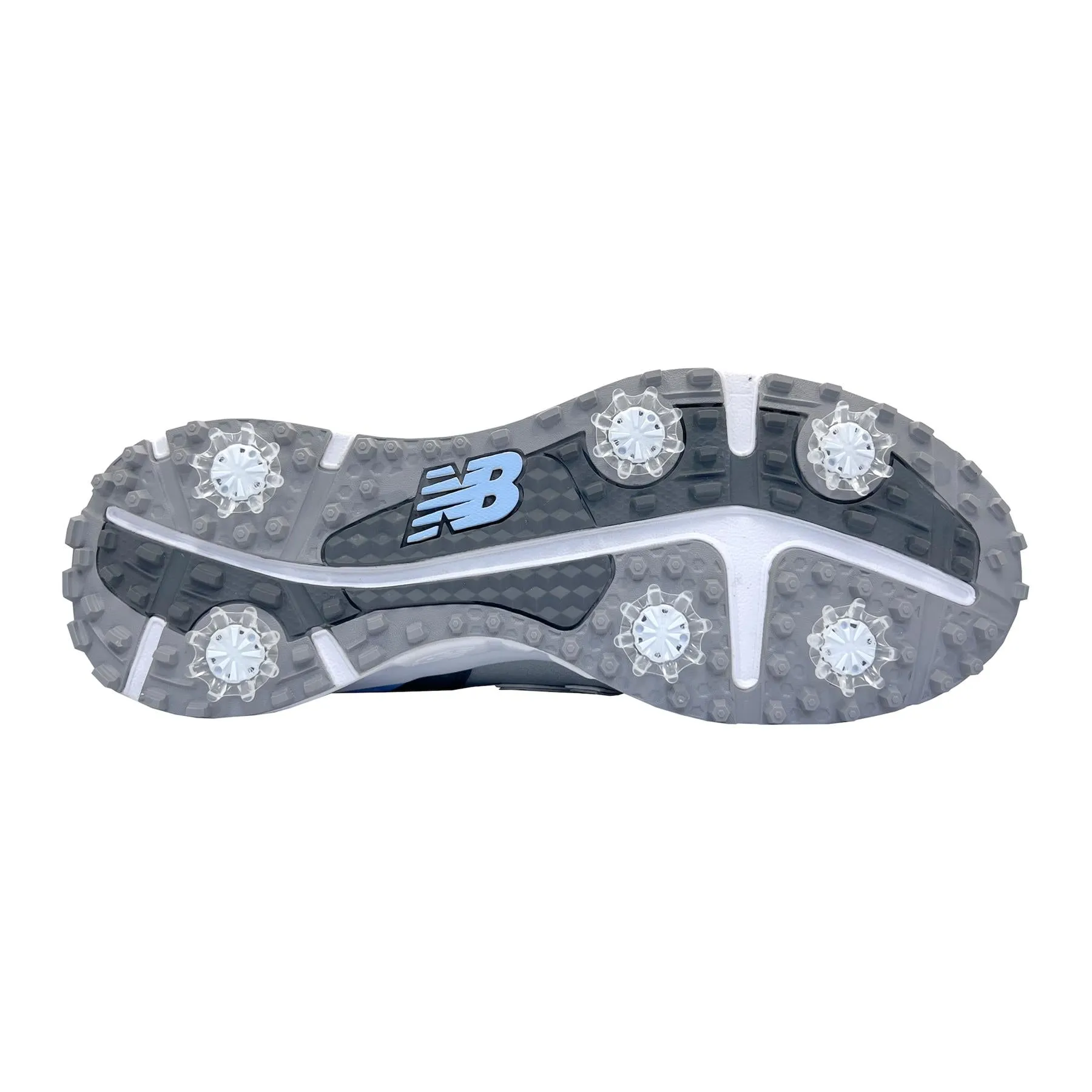 997 Waterproof Spiked Golf Shoes Gray/Blue Top Golf