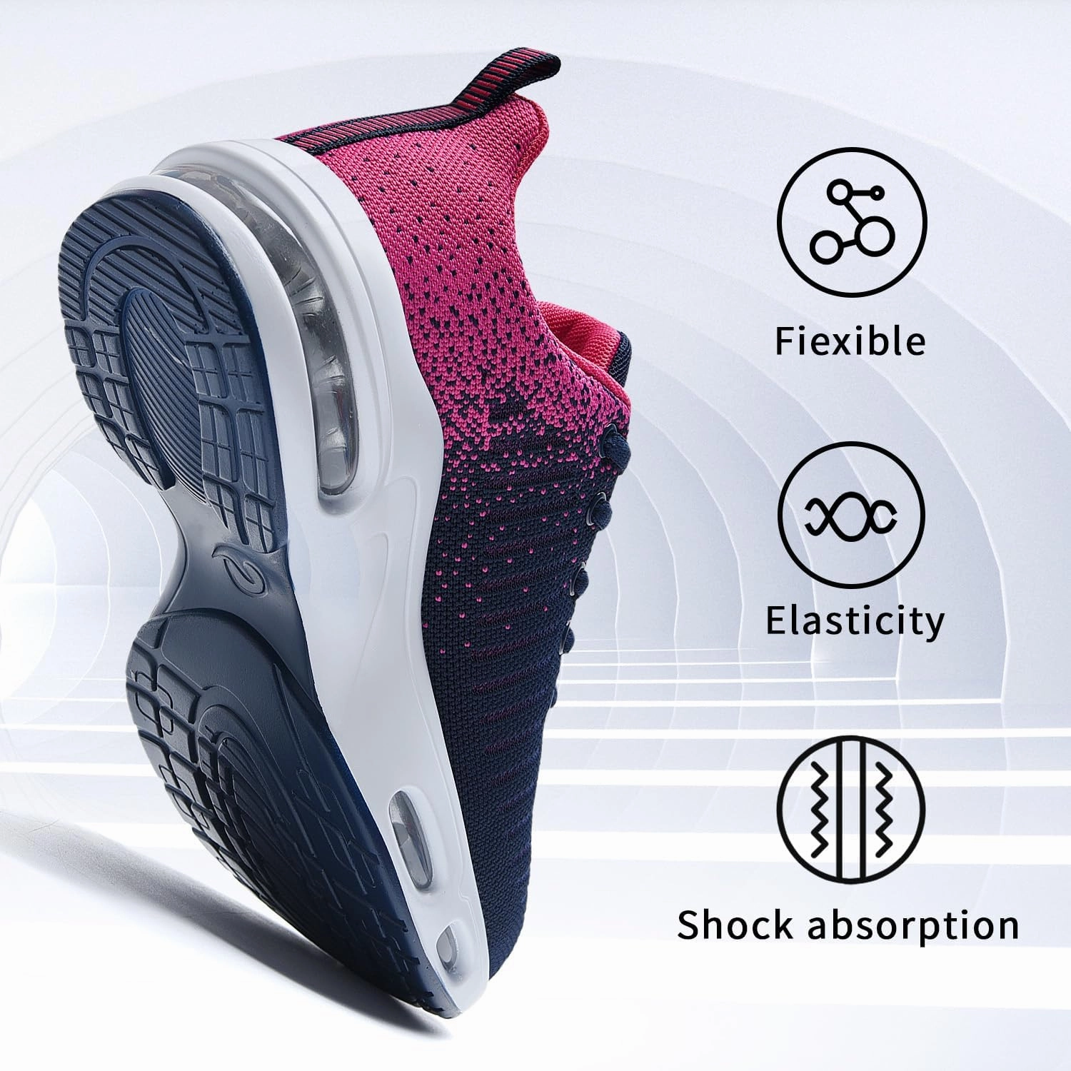 Badminton Shoes Ireland AUPERF Womens Tennis Shoes Athletic Running Walking Shoe Lightweight Fashion Sneakers for Workout Gym Sports Jogging Size 5.5-11