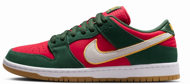 Sabrina Nike Shoes Nike SB - Dunk Low Pro Premium Shoes | Fir Fire Red