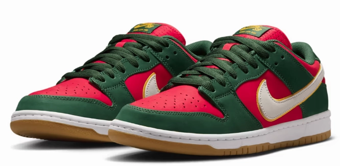 Nike SB - Dunk Low Pro Premium Shoes | Fir Fire Red Cdg Nike Shoes