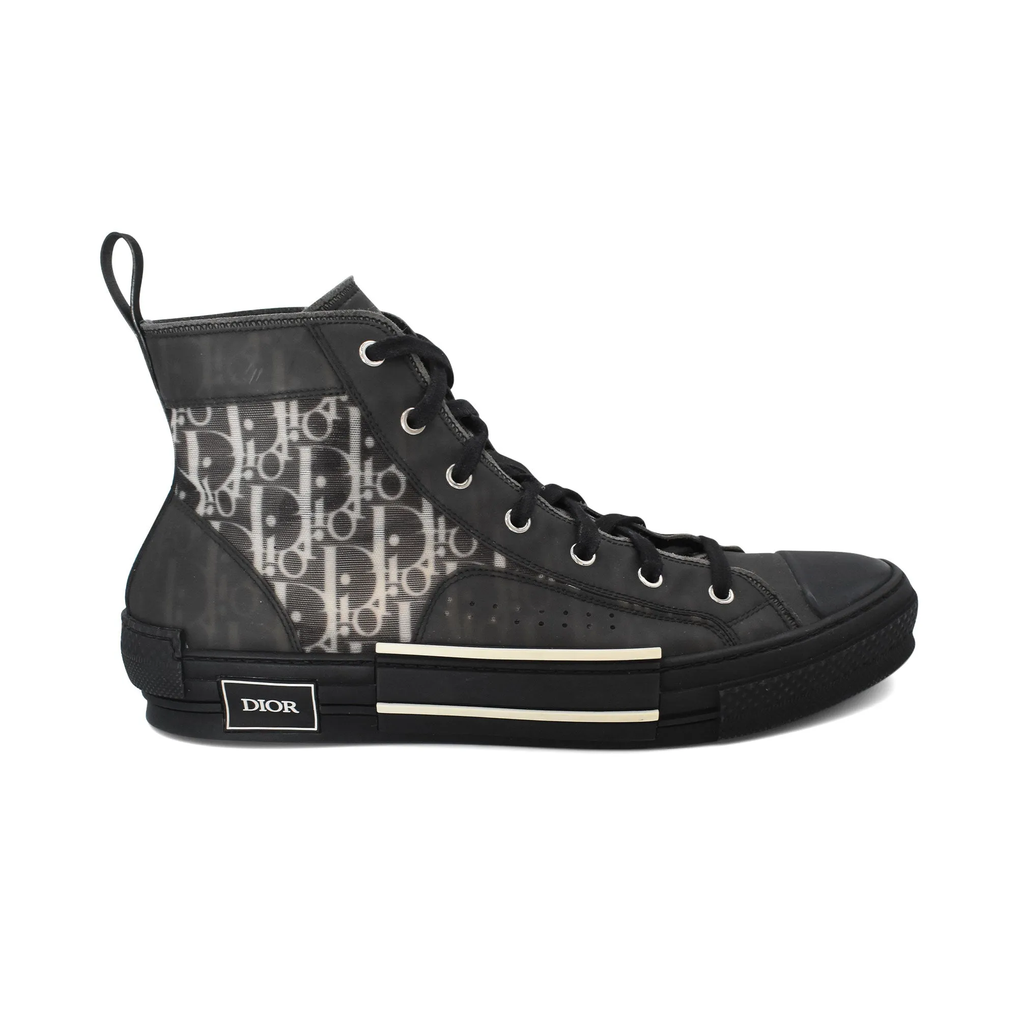 Christian Dior 'B23' High-Top Sneakers - Men's 45 Thigh High Boots With Kitten Heel