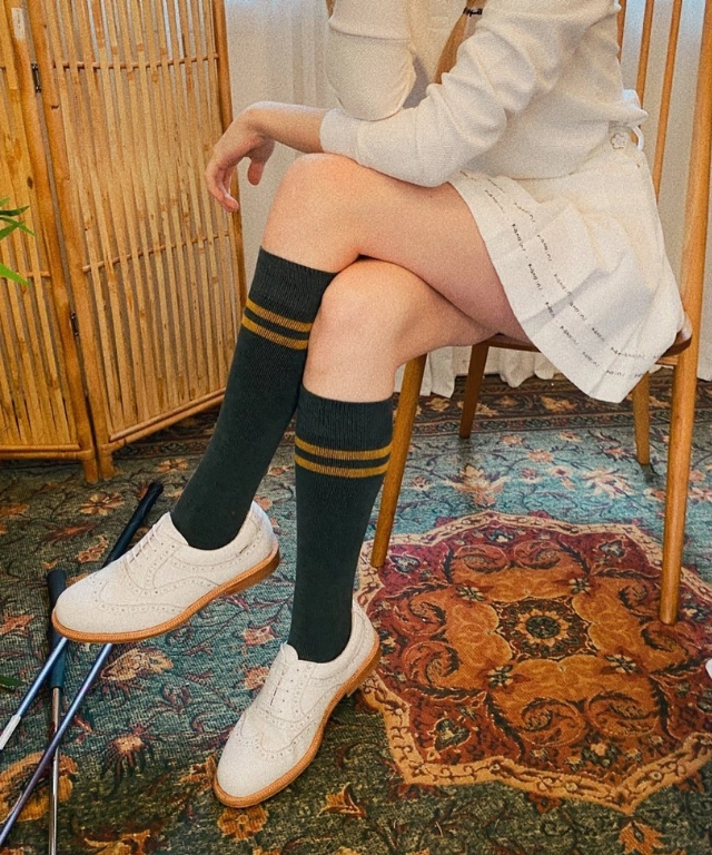 Giclee Unisex Classy Premium Leather Golf Shoes - White