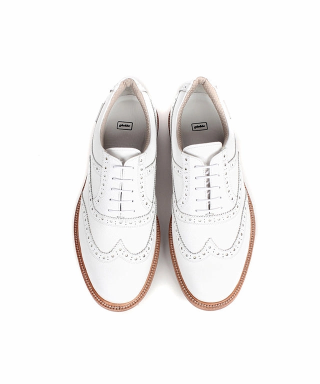 Giclee Unisex Classy Premium Leather Golf Shoes - White