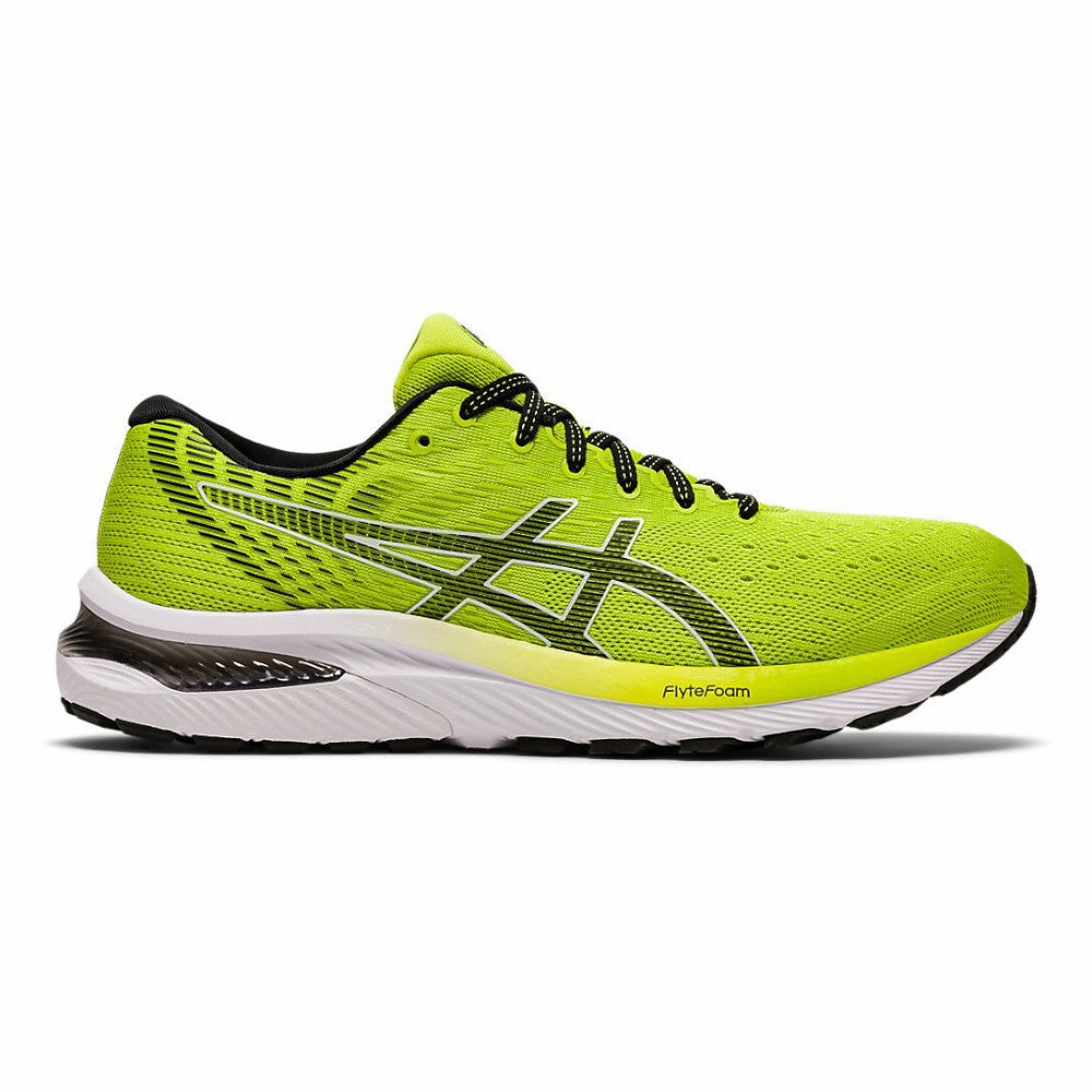 Men's Asics Gel-Cumulus 22, Lime Zest/Black, 9 D Medium Asics Ff Turbo Running Shoes