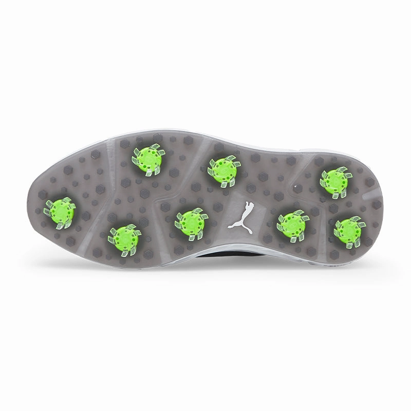 PUMA IGNITE Articulate Disc Men's Spiked Shoes (Silver/Black/Gold) Puma Running Shoes Stability