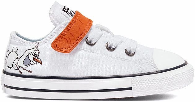 Converse Toddler Chuck Taylor All Star Low Top Frozen 2 Olaf White Snow Boots Suede