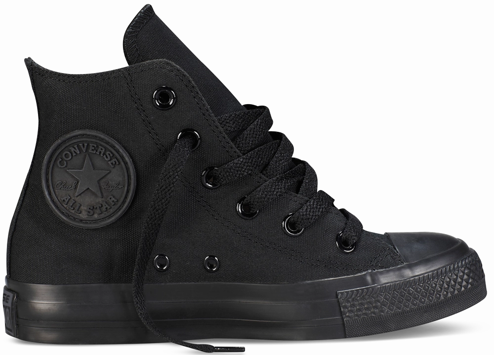 Best Cushioned Running Shoes Uk Converse Youth Chuck Taylor All Star Hi Top Black Monochrome