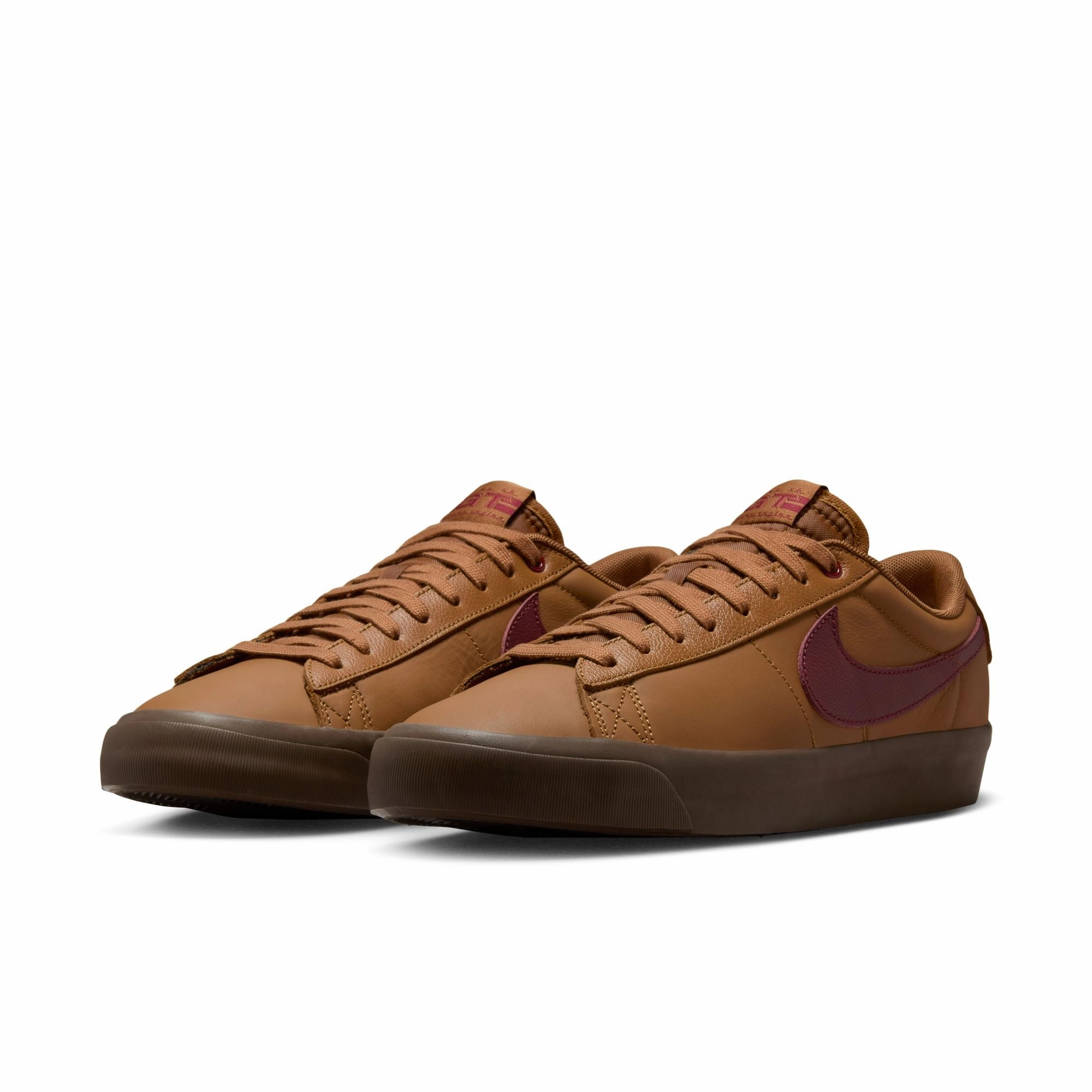 Nike Track Shoes Sale Nike SB Zoom Blazer Low Pro GT Light British Tan Dark Team Red Shoes