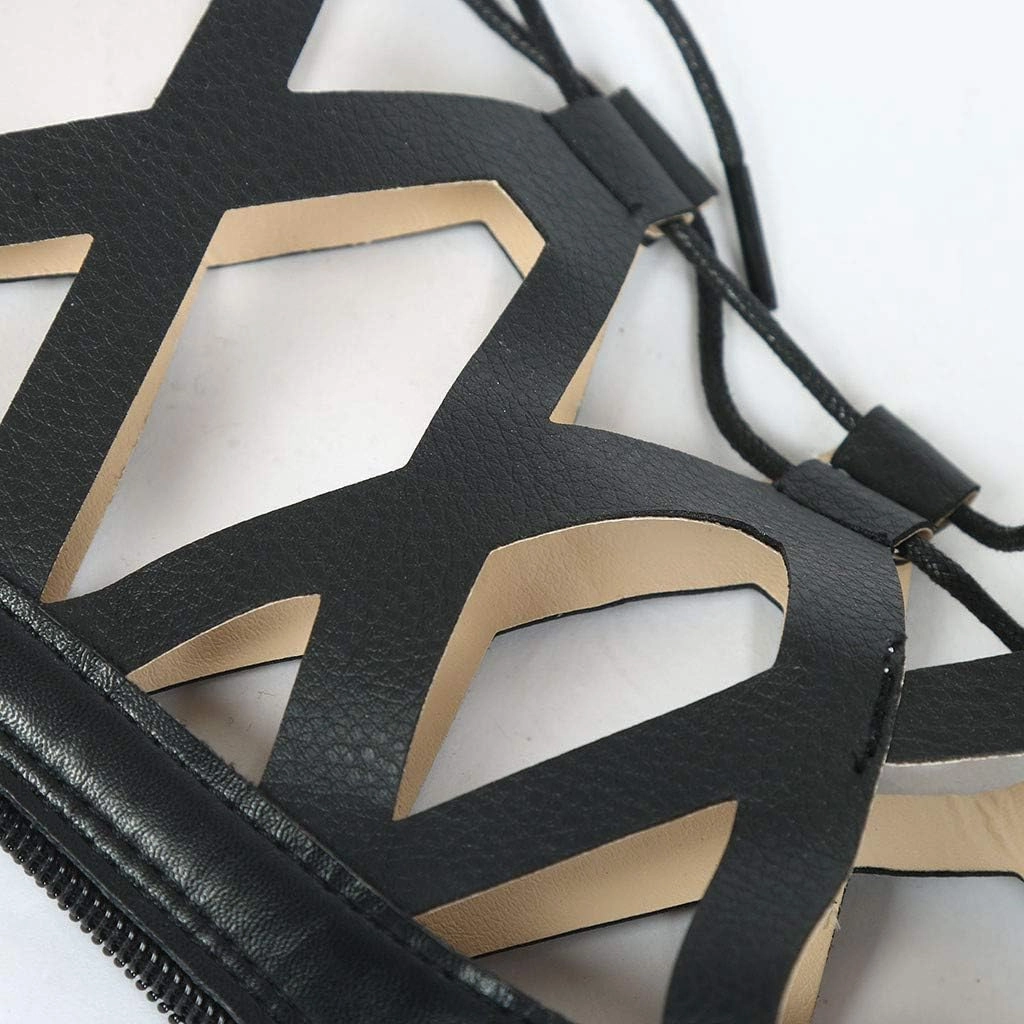 Broken Flip Flops Women Summer Beach Knee High Gladiator Sandals Open Toe Cross Strap Slip On Roman Sandals Lace Up Zipper Back Dress Shoes