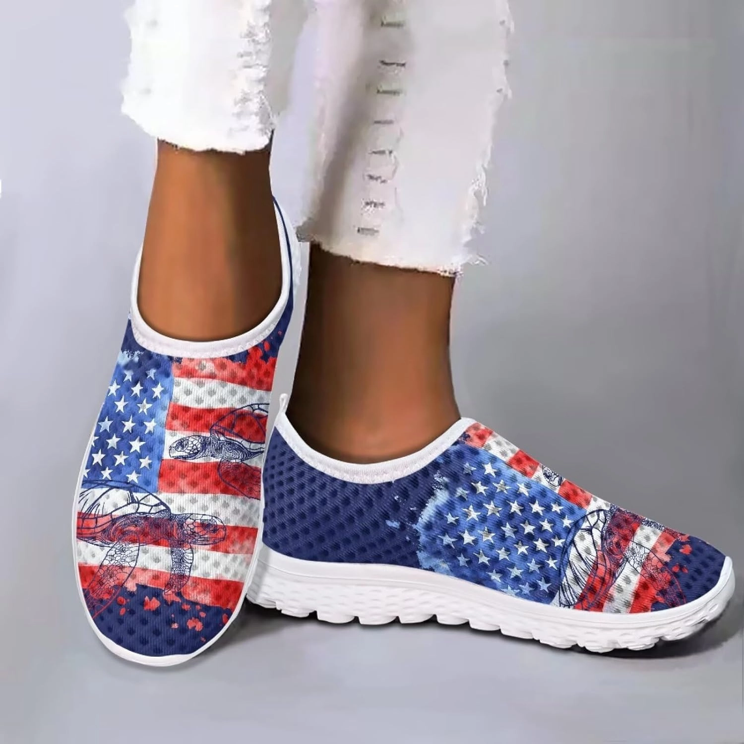 KEIAHUAN Trendy Running Shoes for Women Sneakers, Casual Lightweight Training Shoes Non-Slip Athletic Tennis Shoes Yoga Shoes For Badminton