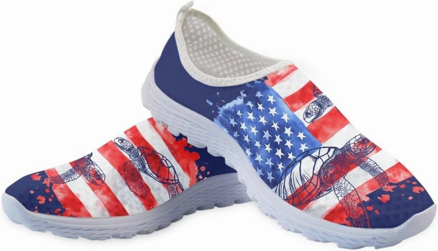 KEIAHUAN Trendy Running Shoes for Women Sneakers, Casual Lightweight Training Shoes Non-Slip Athletic Tennis Shoes Lightweight Badminton Shoes