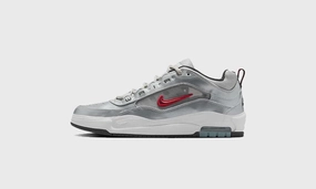 New Nike Shoes Air Force Nike SB Air MAx Ishod PRM Shoe - Metallic Silver/Varsity Red