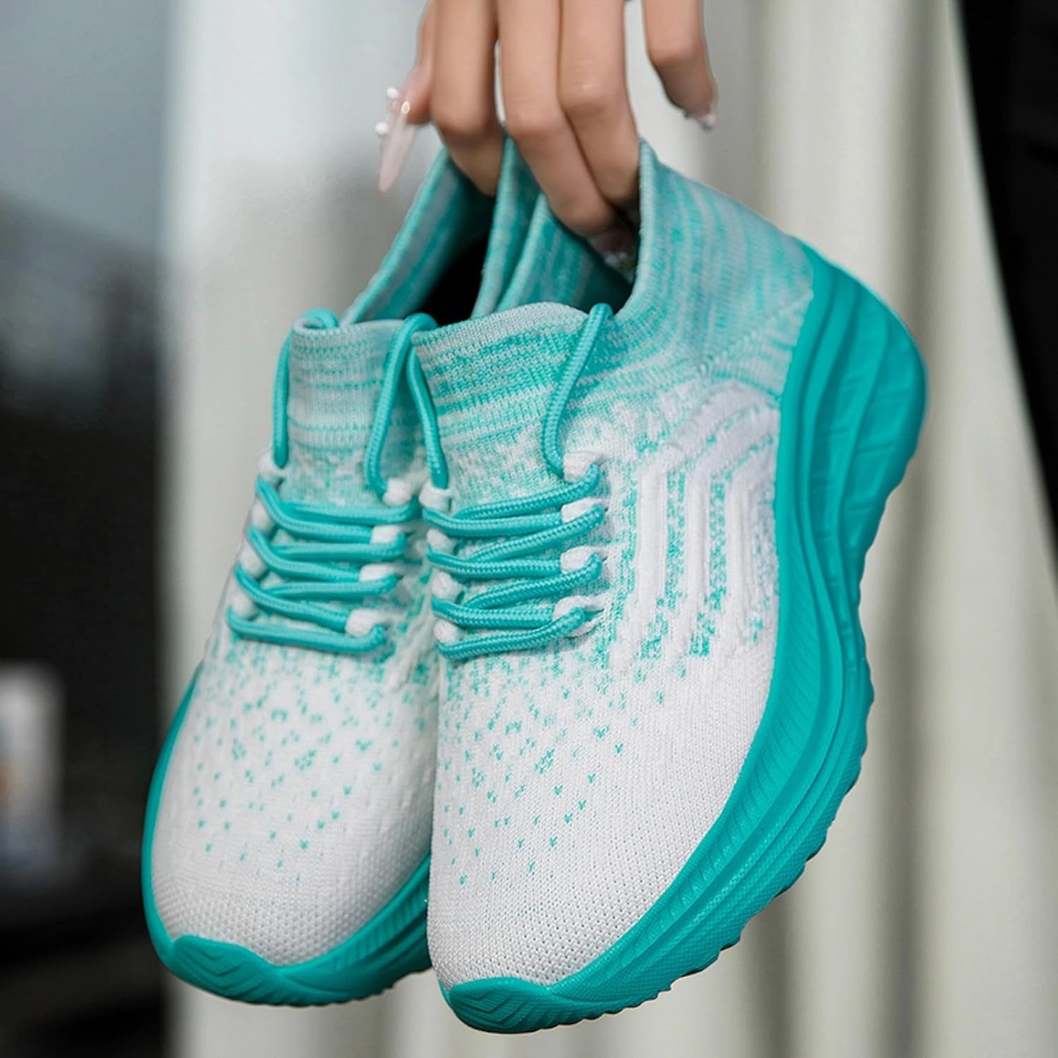 Osaka Tennis Shoes Couples Spring Summer Fashion Mesh Lace Up Platform Sneakers Comfortable Breathable Running Shoes Girls Sneaker Size 1