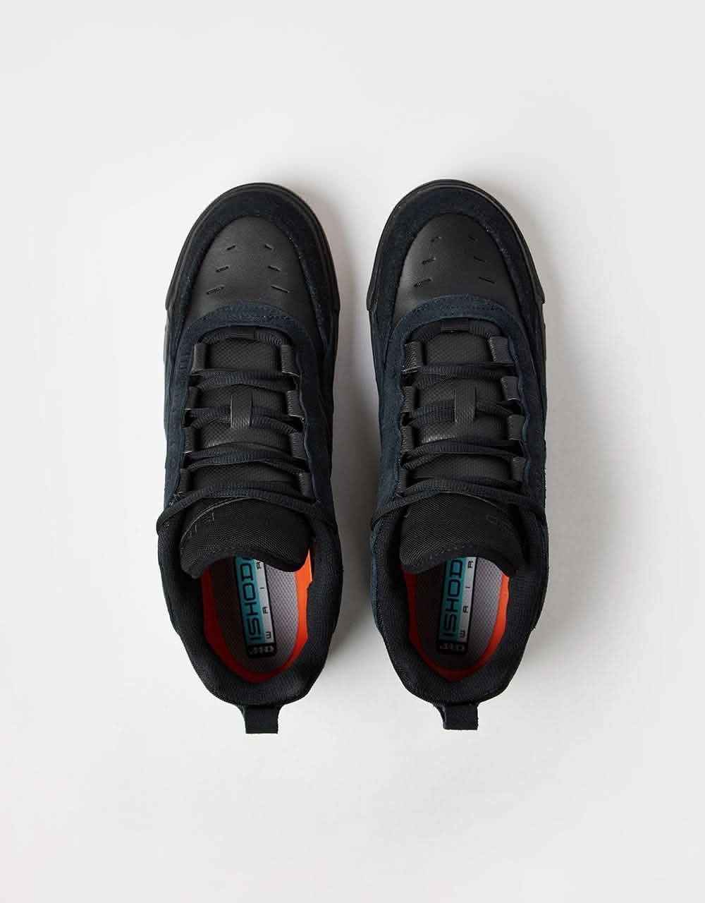Nike SB Air Max Ishod Skate Shoes - Black/Black-Anthracite-Black-Gum Lt Brown-Univ Blue Infant Nike Shoe Size Chart